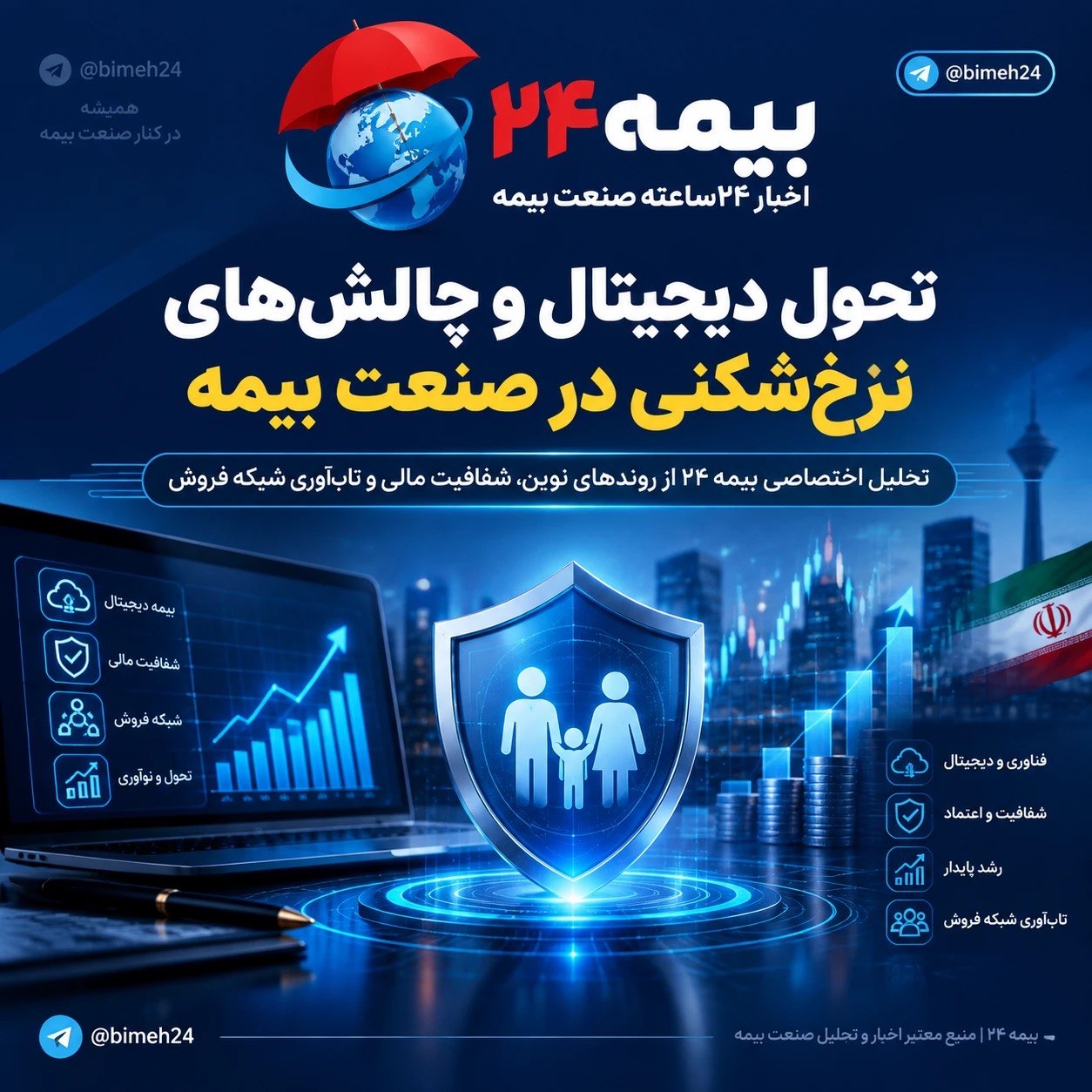 📌تله «نرخ‌شکنی غیراصولی» در عصر تحول دیجیتال؛ چرا صنعت بیمه نیازمند بازتعریف انضباط مالی است؟