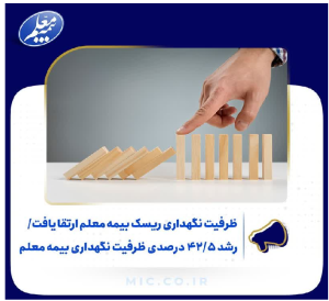 ظرفیت نگهداری ریسک بیمه معلم ارتقا یافت/ رشد ۴۲.۵ درصدی ظرفیت نگهداری بیمه معلم