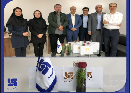 بازدید مدیر حوزه مدیریت بیمه سرمد از مدیریت روابط عمومی، به مناسبت روز ارتباطات و روابط عمومی