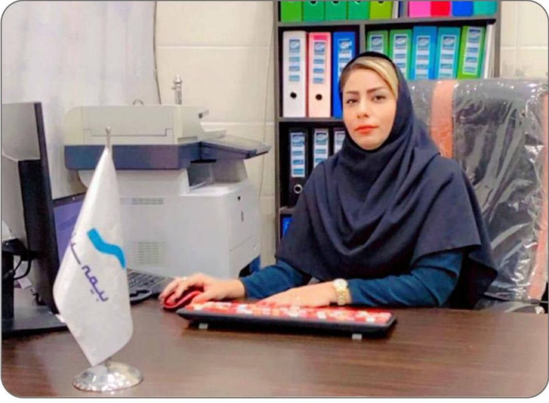 📌گفت‌وگو با «سمیه جعفرگنجی» نماینده فعال بیمه سینا در امیدیه