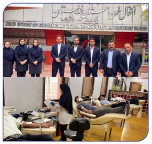 📌 اهداء خون توسط کارکنان برخی شعب بیمه سرمد
