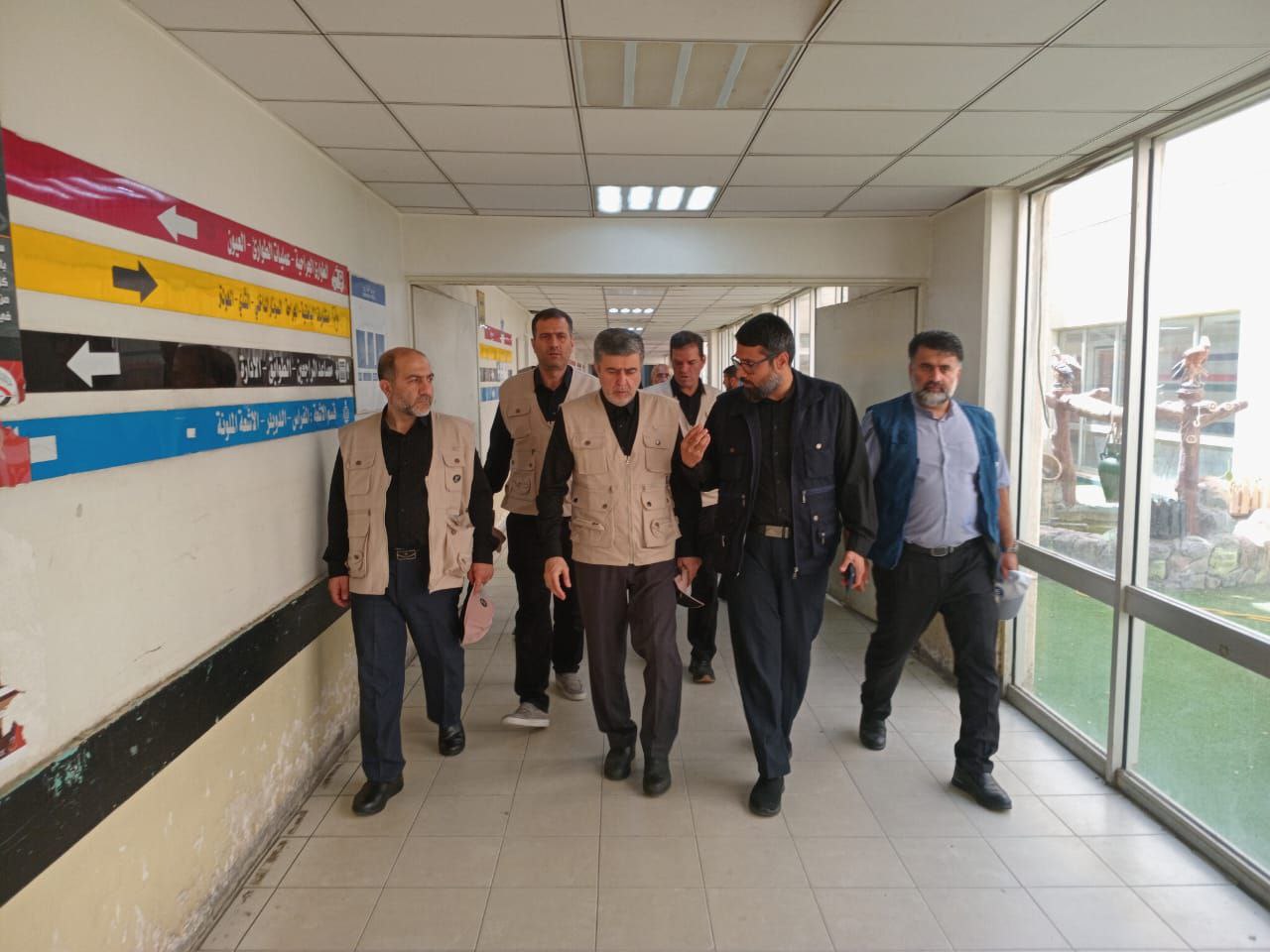 📌 مجید مشعلچی فیروزآبادی قائم‌مقام و همچنین محمود حق‌وردیلو معاون نظارت بیمه مرکزی و هیأت همراه روز سه‌شنبه ۲۱ مرداد از بیمارستان‌های صدر و الفرات در شهر نجف اشرف بازدید کردند و از روند انجام امور بیمه زائران آگاه شدند.